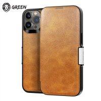 کیف چرمی گرین لاین Green Lion PU Leather Wallet Folio Case for iPhone 13 Pro Max