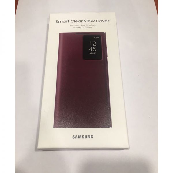 کیف هوشمند اصلی سامسونگ Samsung Galaxy S22 Ultra Clear View Cover
