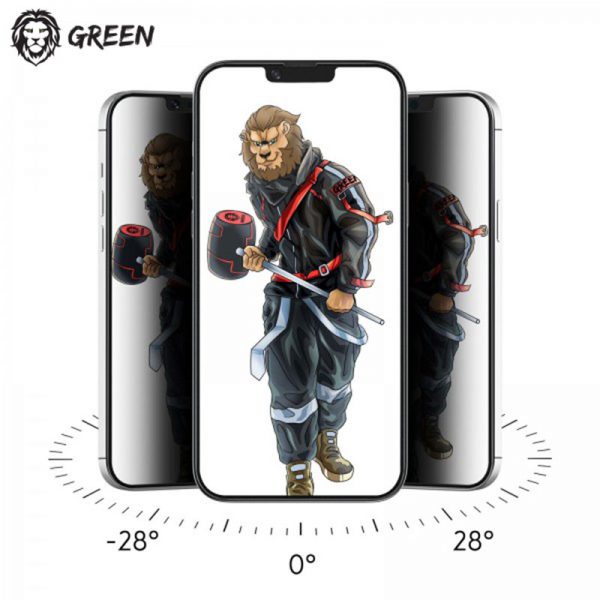 گلس پرایوسی لبه نرم iPhone 13 Pro Max گرین لاین Green Lion