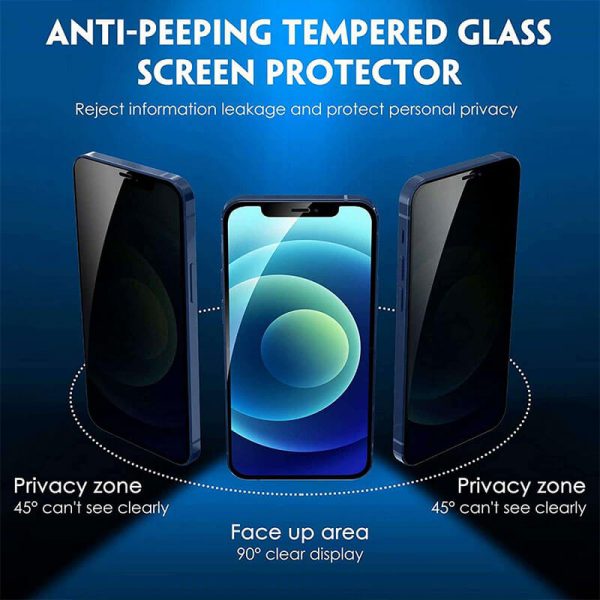 گلس پرایوسی iPhone 13 Pro Max مدل Blueo Privacy HD