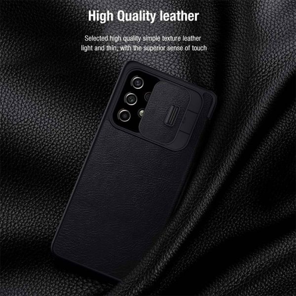 کیف چرمی نیلکین Samsung galaxy A53 مدل Nillkin Qin Pro Leather