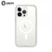 قاب شفاف iPhone 13 Pro Max مگ سیف شارژ برند گرین Green Lion Magsafe Delgado Case