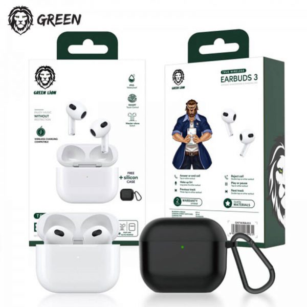هندزفری بلوتوث گرین لاین Green Lion True Wireless Earbuds 3