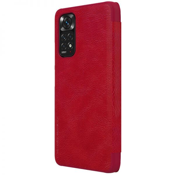 کیف چرمی نیلکین Xiaomi note 11S 4G مدل Nillkin Qin Leather Case