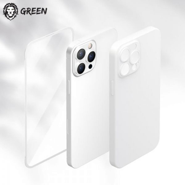 کاور و گلس iPhone 13 Pro Max گرین لاین Green Lion 360 Carsaca Plus
