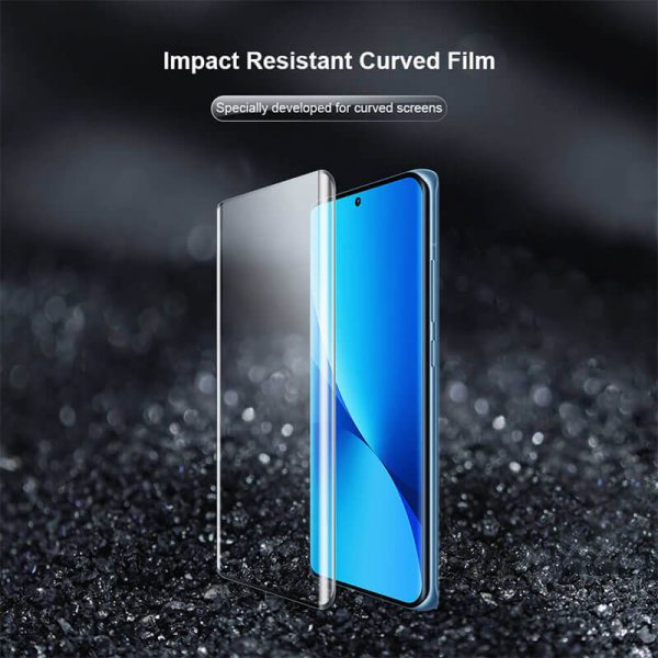 محافظ صفحه دو عدد نیلکین Xiaomi 12 , 12X مدل Nillkin Impact Resistant Curved Film