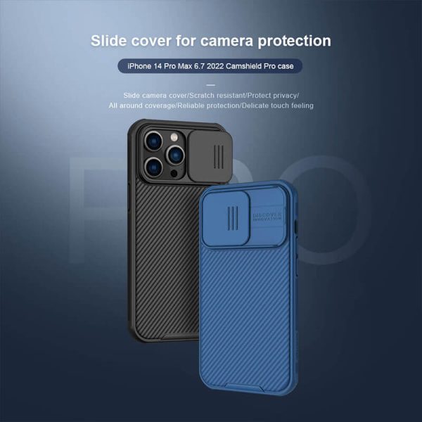 قاب نیلکین آیفون 14 پرو مکس Apple iPhone 14 Pro max Nillkin CamShield Pro Case
