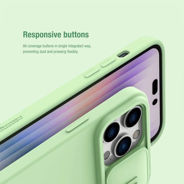 قاب سیلیکونی نیلکین iPhone 14 Pro Max مدل Nillkin CamShield Silky silicone case