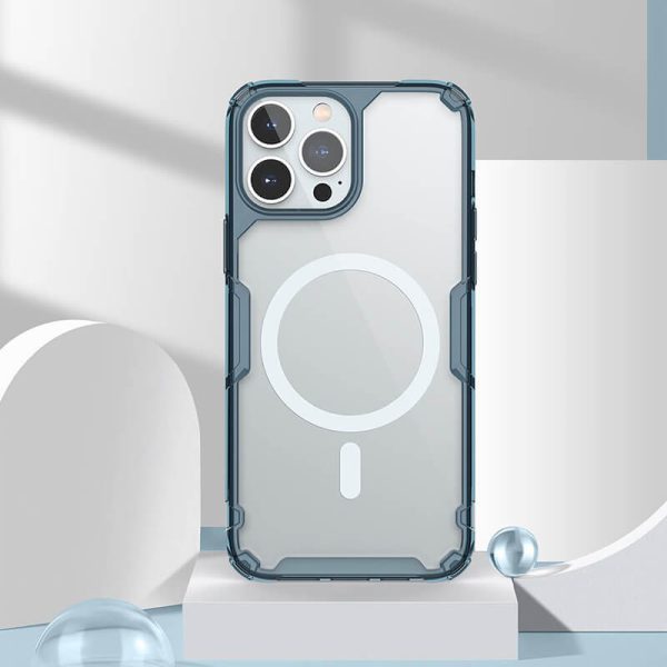 قاب نیلکین آیفون 14 پرو مکس قابلیت شارژر با مگ سیف Nillkin TPU Pro Magnetic Case iPhone 14 Pro Max