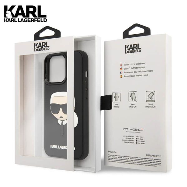 کاور کارل لاگرفلد iPhone 14 Pro Max مدل karl Lagerfeld 3D KAHEAD
