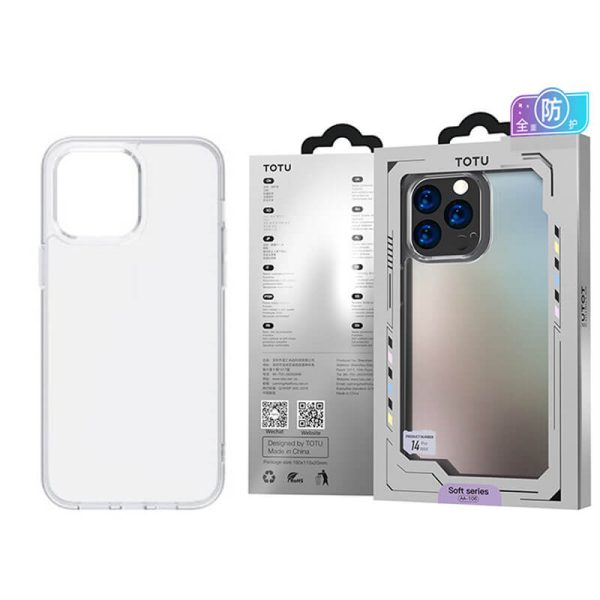 قاب شفاف توتو iPhone 14 Pro Max مدل TOTU AA-106 Crystal Series Case
