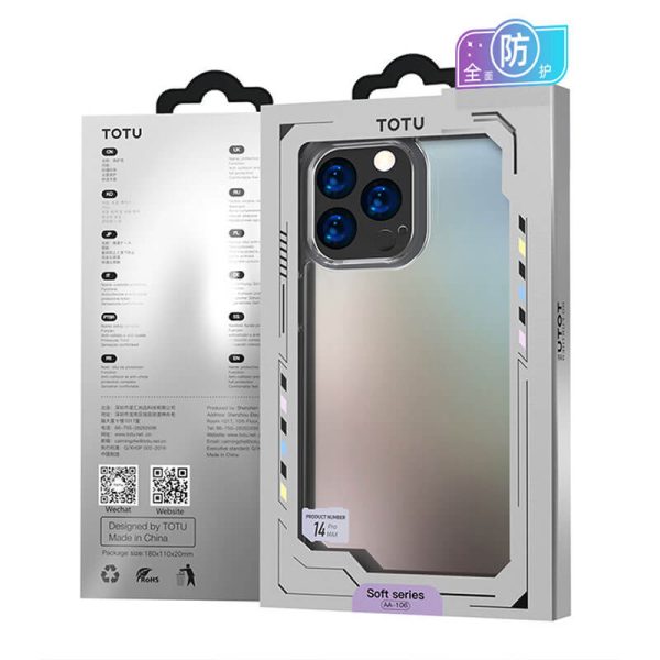 قاب شفاف توتو iPhone 14 Pro Max مدل TOTU AA-106 Crystal Series Case
