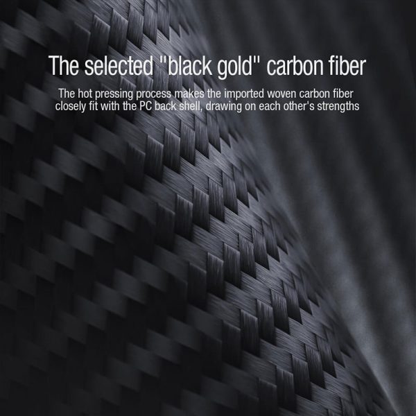 قاب فیبر کربنی نیلکین S23 Ultra مدل Nillkin Synethic fiber S case carbon fiber