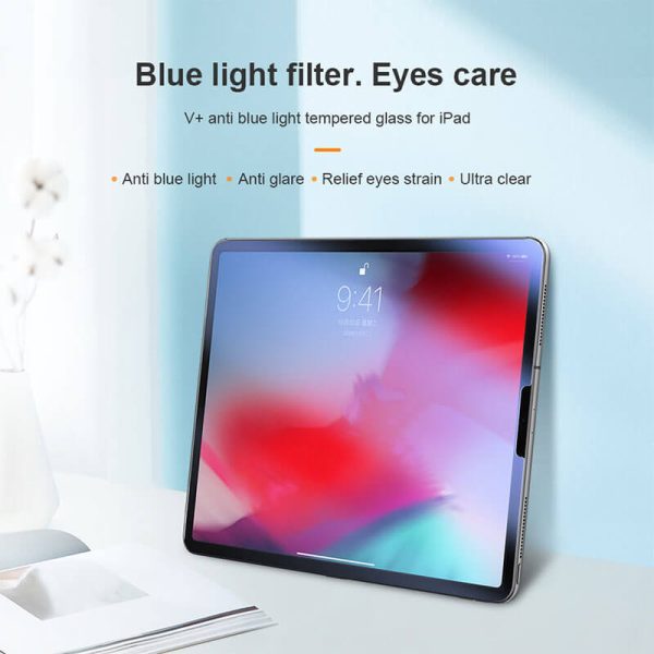 گلس iPad Pro 11 2022 نیلکین مدل Nillkin Amazing V+ anti blue light