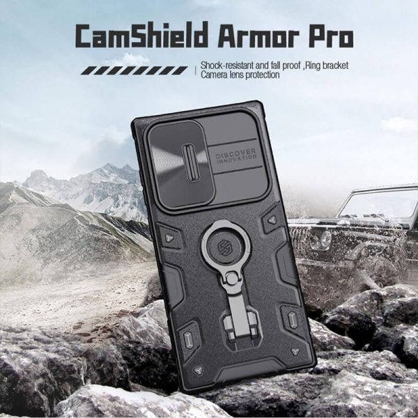 قاب محافظ نیلکین S23 Ultra مدل Nillkin Camshield Armor Pro Case