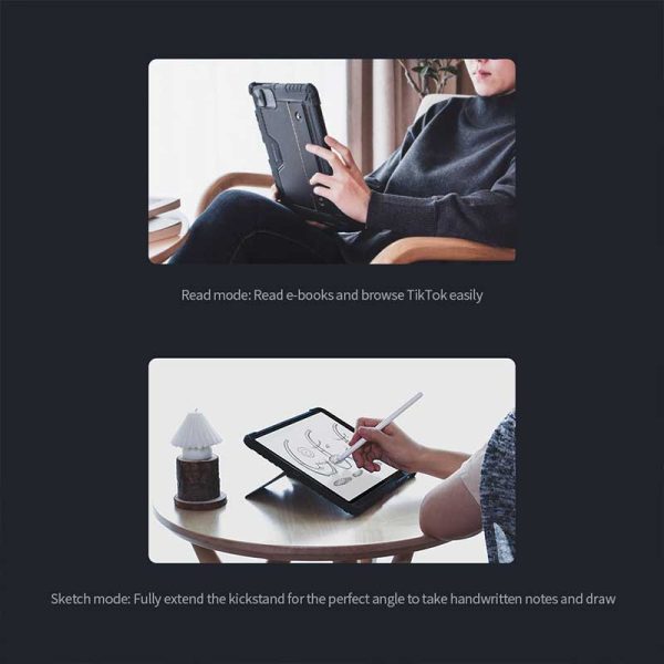 کیف آیپد Apple iPad 12.9 2022/2021/2020 نیلکین مدل Nillkin Bumper Combo Keyboard