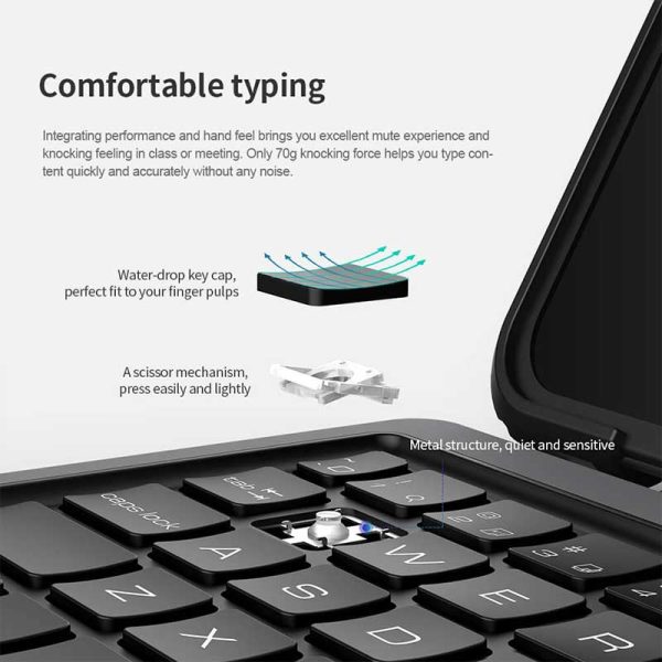 کیف آیپد iPad Pro 11 2022/2021/2020 نیلکین مدل Nillkin Bumper Combo Keyboard