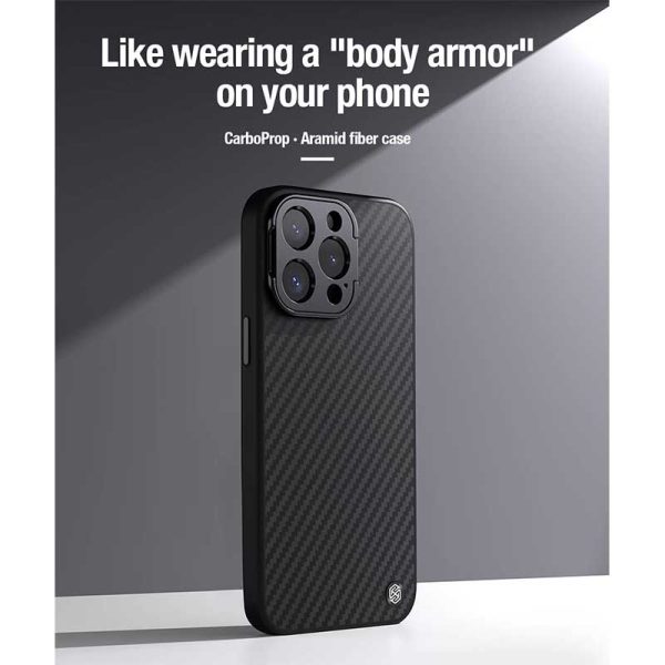 قاب نیلکین iPhone 14 Pro Max مدل Nillkin CarboProp Aramid fiber armor