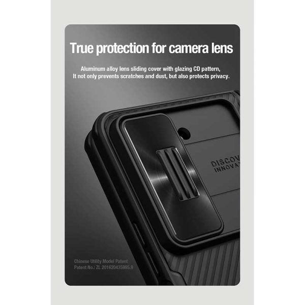 قاب نیلکین Samsung Z Fold 5 مدل Nillkin Camshield Fold Brack Version Camera