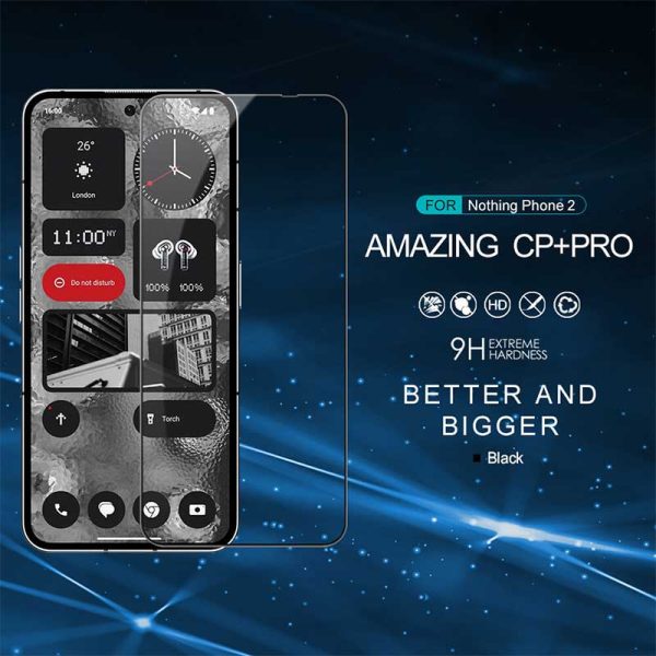 گلس نیلکین Nothing Phone 2 مدل Nillkin CP+ Pro