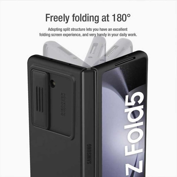 قاب سیلیکونی نیلکین Samsung Z Fold 5 مدل Nillkin CamShield Silky silicon