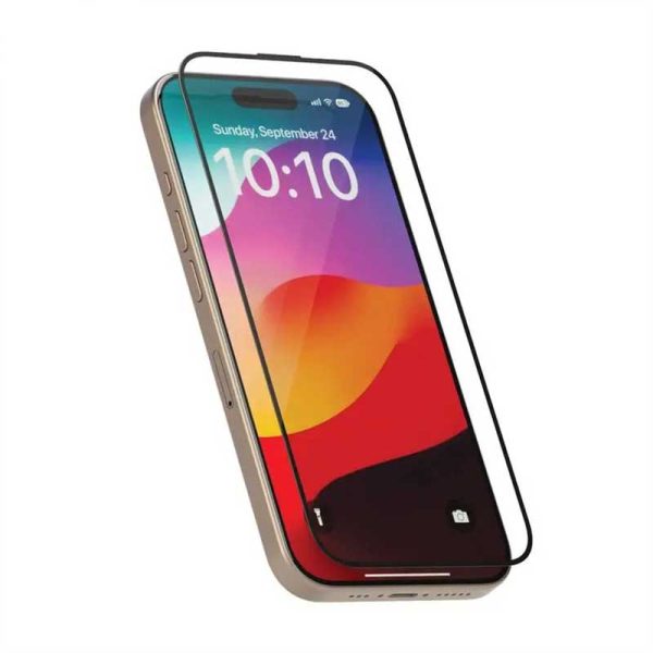گلس توری دار iPhone 15 Pro Max مدل Levelo tempered screen protector Anti Static