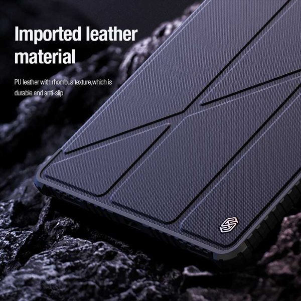 کیف تبلت سامسونگ Tab S9 Ultra نیلکین مدل Nillkin Bumper Leather cover