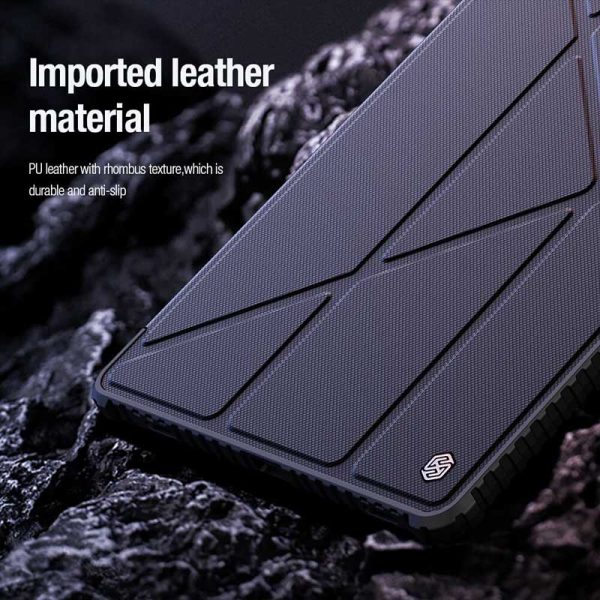 کیف تبلت سامسونگ Tab S9 Plus نیلکین مدل Nillkin Bumper Leather cover