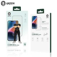 گلس گرین iPhone 15 Pro Max گرین لاین Green Lion 3D Corning Pro Screen Protector