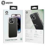 قاب کریستالی شفاف گرین آیفون ۱۵ پرو مکس Green Lion Crystal Clear Case iPhone 15 Pro Max