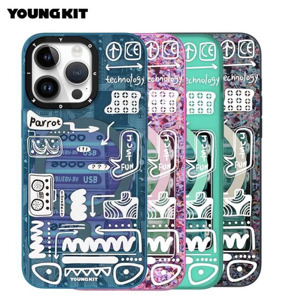 قاب iPhone 15 Pro Max برند یانگ کیت Youngkit Dark Matter Series
