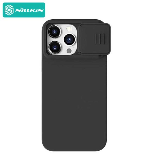 قاب سیلیکونی نیلکین iPhone 15 Pro Max مدل Nillkin CamShield Silky silicone case