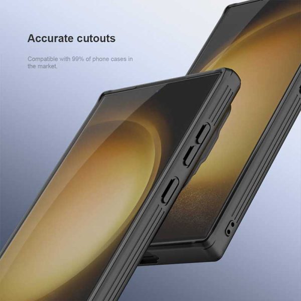 محافظ صفحه دو عدد نیلکین سامسونگ S24 Ultra مدل Nillkin Impact Resistant Curved Film