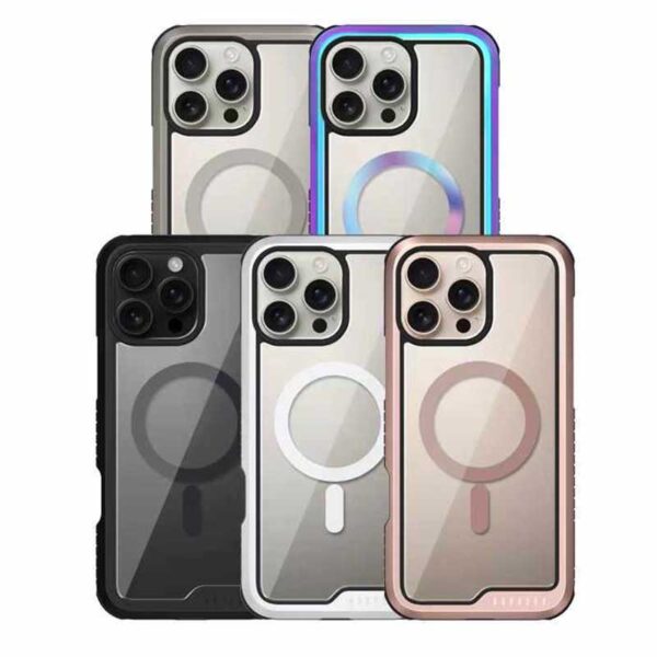 کاور iPhone 16 Pro Max مگ سیف برند کی زدوو KzDoo مدل MAG Ares Sport کاور iPhone 16 Pro Max مگ سیف برند کی زدوو KzDoo مدل MAG Ares Sport
